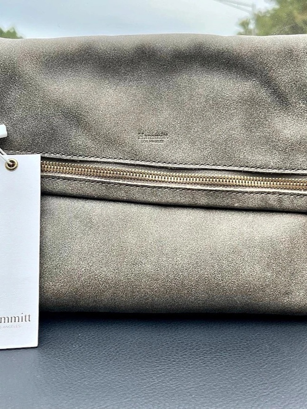 Hammitt VIP Medium Crossbody Bag in Gray NWT